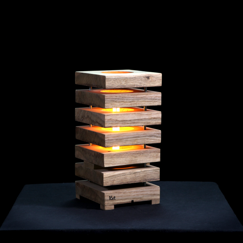 Lampe carrée grand format